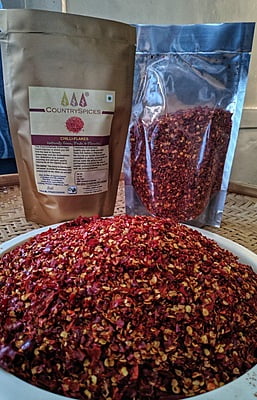 CountrySpices Red Chilli Flakes