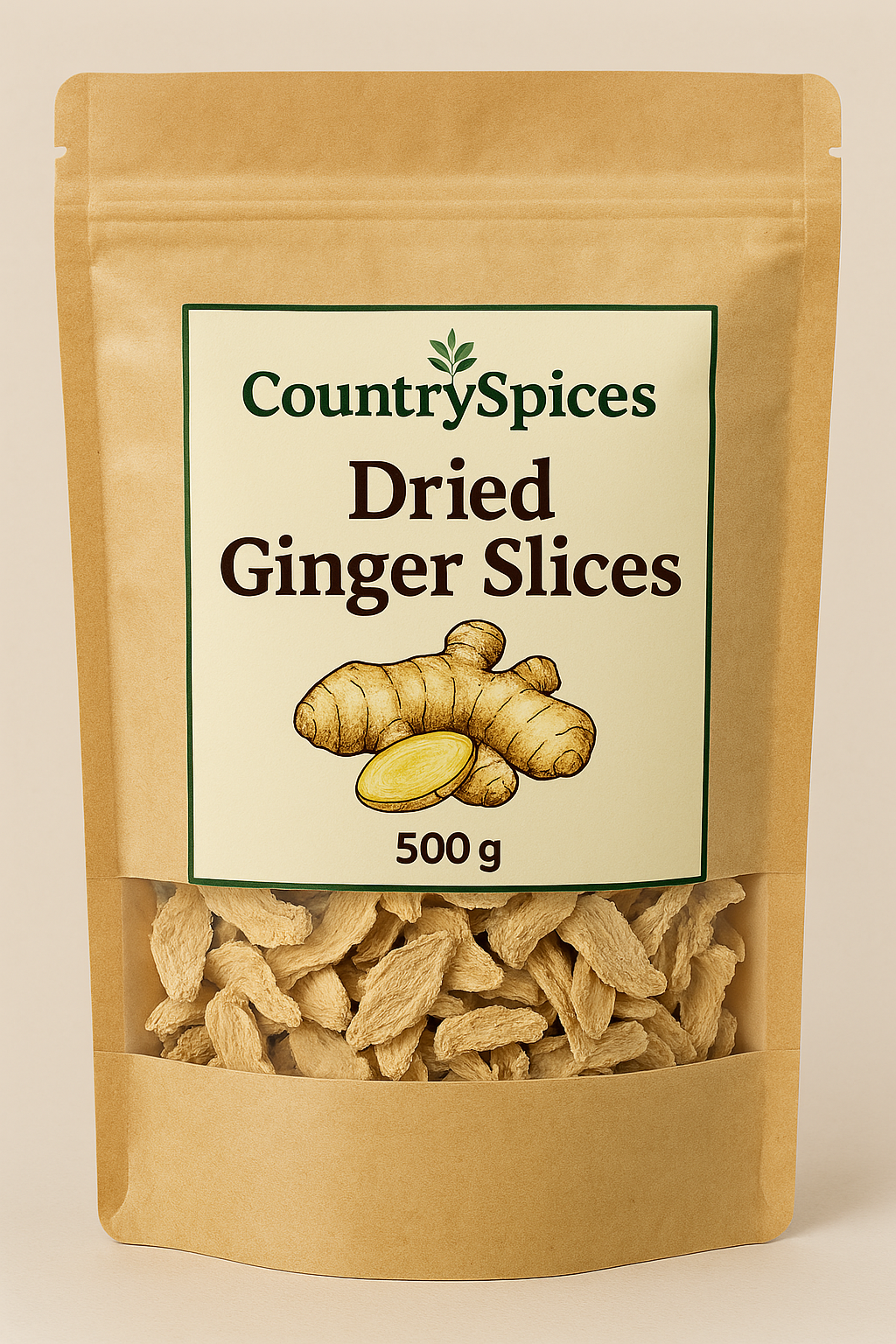 CountrySpices Dried Ginger Slices CountrySpices Dried Ginger Slices