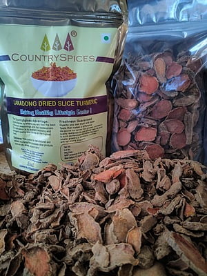 CountrySpices Lakadong Turmeric Slices