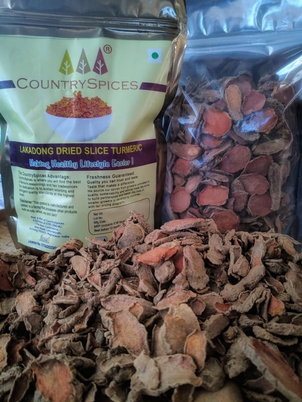 CountrySpices Lakadong Turmeric Slices