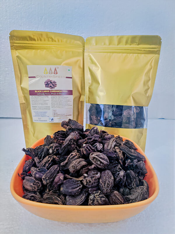 CountrySpices Black Large Cardamom Pods CountrySpices Black Large Cardamom Pods
