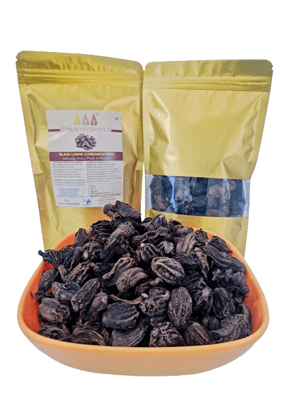 CountrySpices Black Cardamom Pods (Whole)